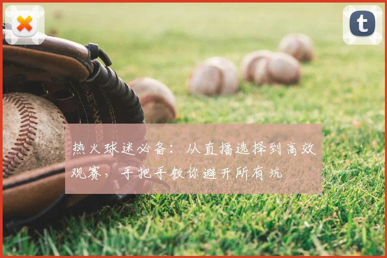 热火球迷必备：从直播选择到高效观赛，手把手教你避开所有坑
